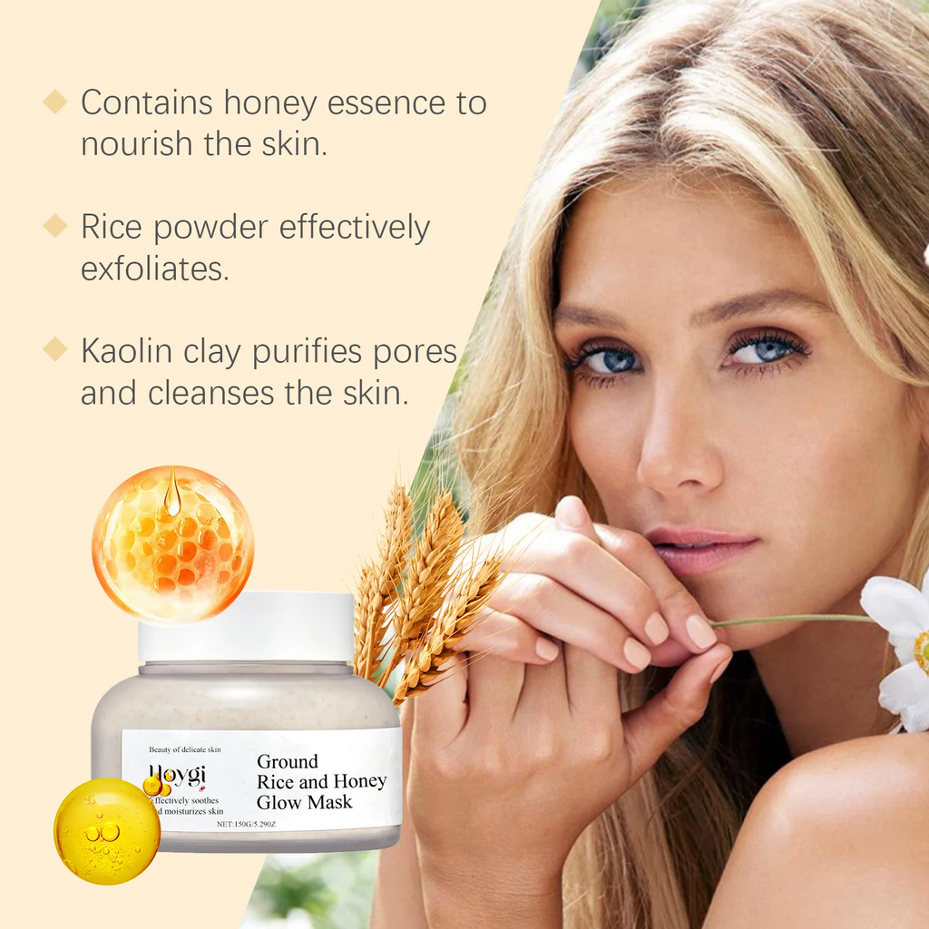 Brightening Honey Face Mask – Blackhead Remover & Pore Minimizer