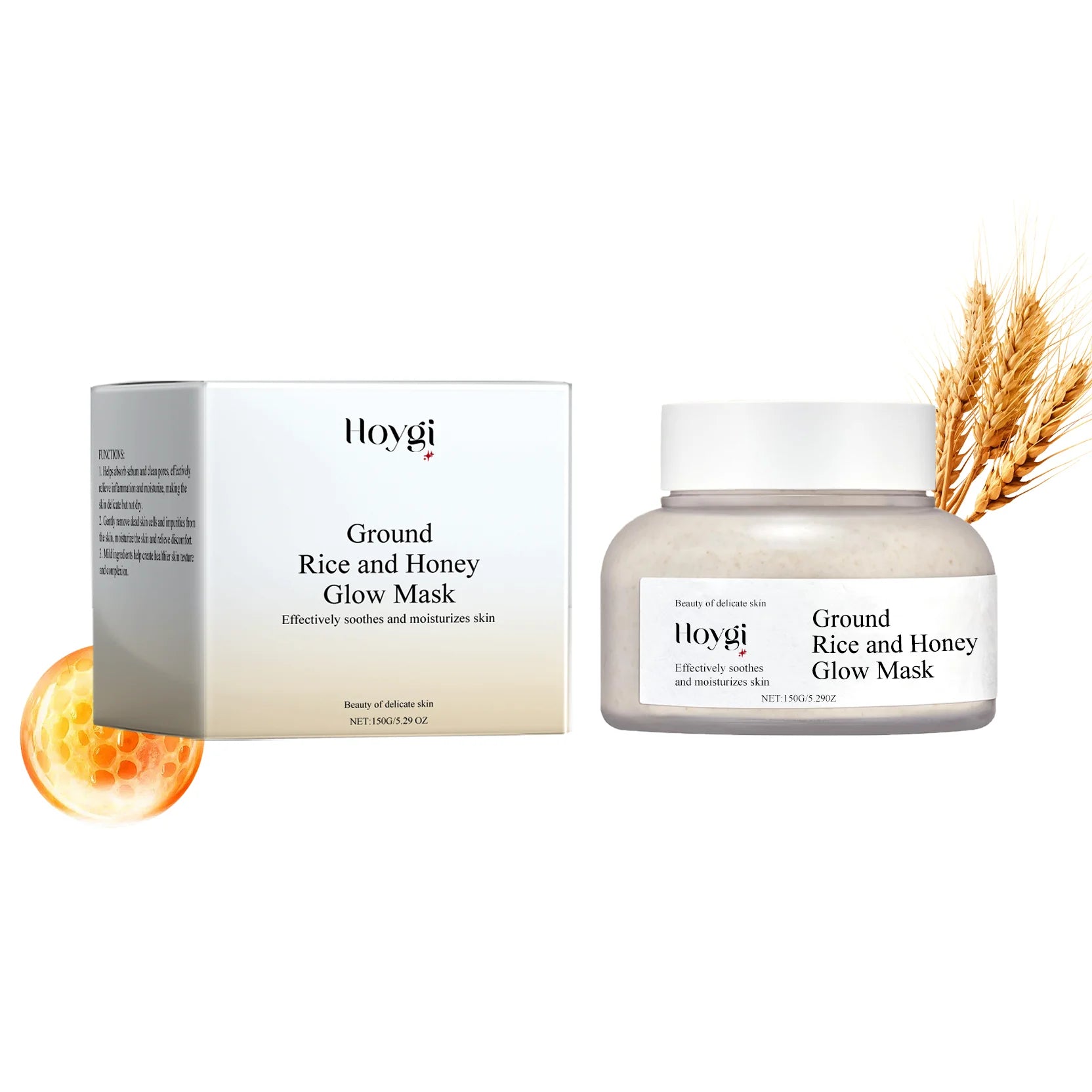 Brightening Honey Face Mask – Blackhead Remover & Pore Minimizer