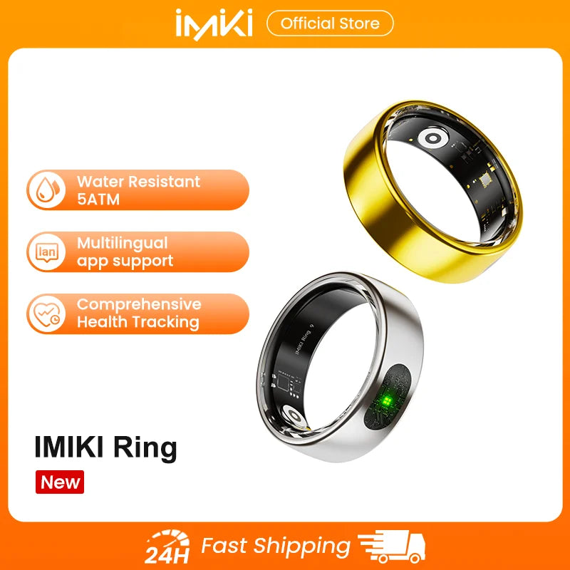 IMIKI Smart Health Ring – Heart Rate, Blood Oxygen & Sleep Tracker