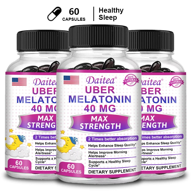 Sleep Supplement – L-Theanine & Melatonin for Deep, Restful Sleep