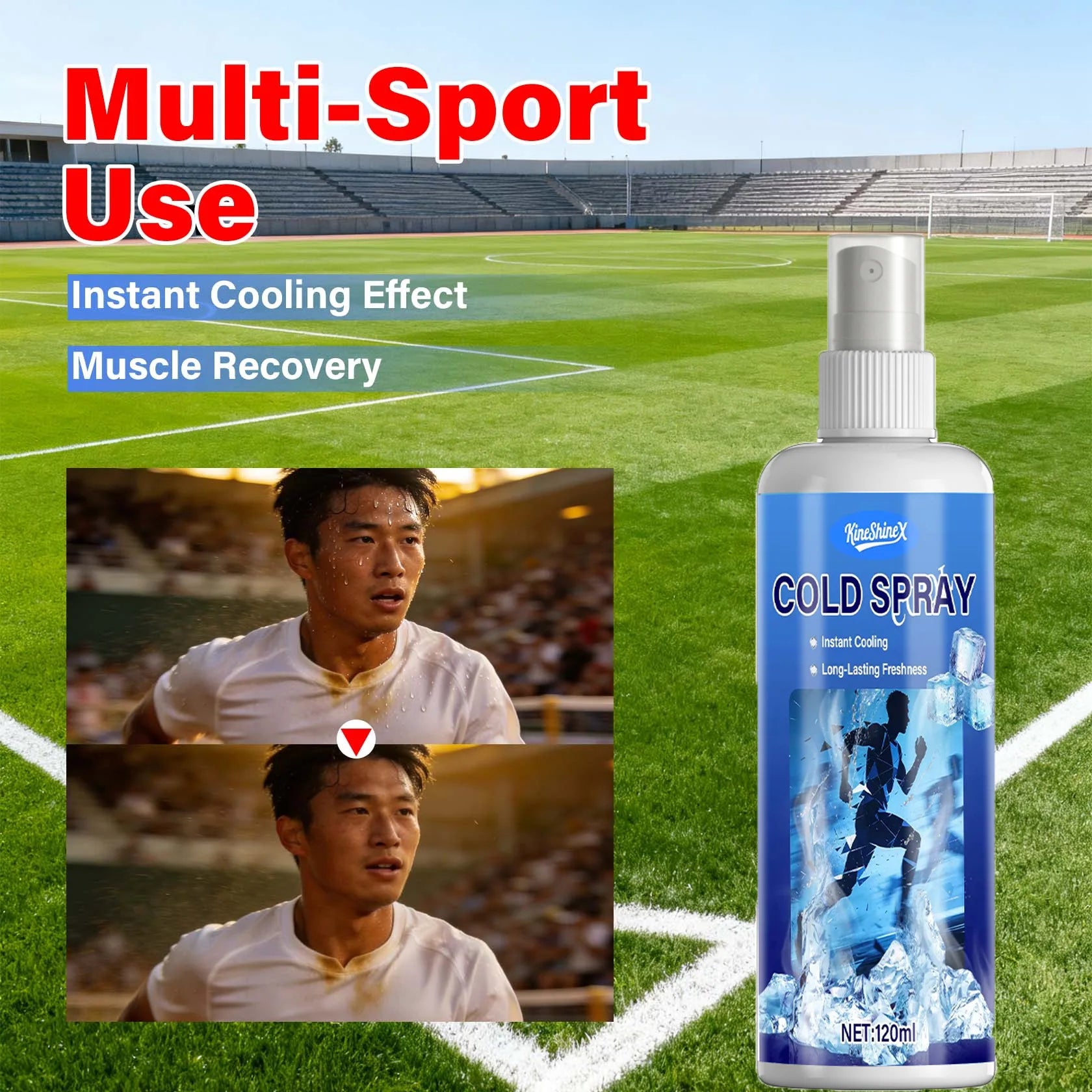 Instant Body Cooling Spray – Stay Cool in the Heat, 120ml