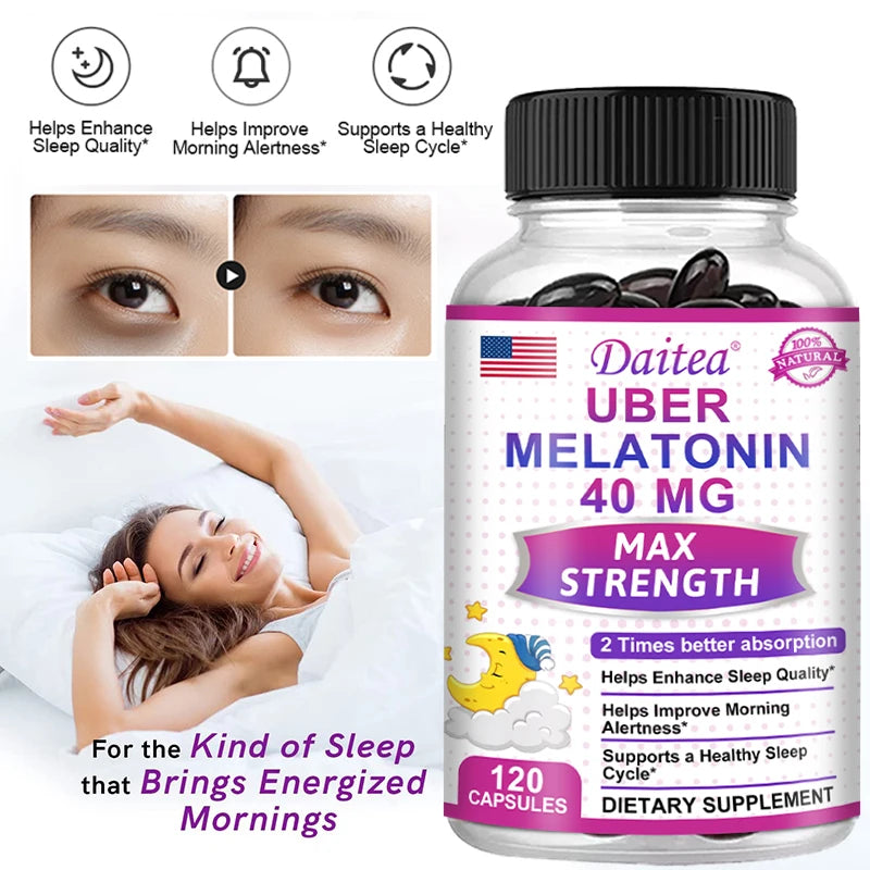 Sleep Supplement – L-Theanine & Melatonin for Deep, Restful Sleep