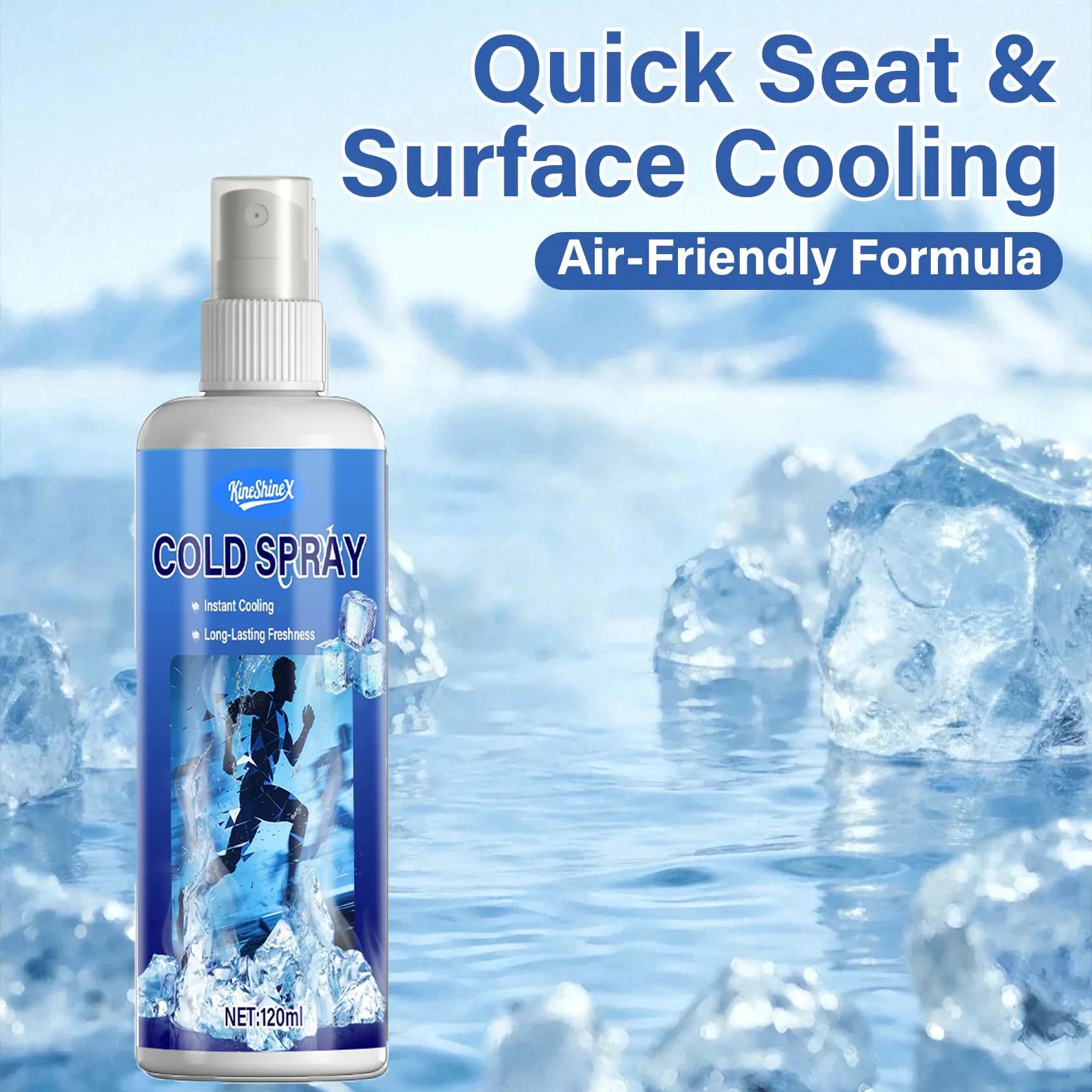 Instant Body Cooling Spray – Stay Cool in the Heat, 120ml