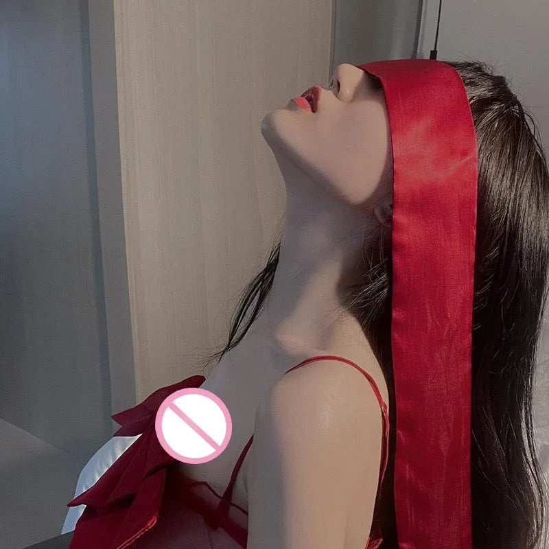 Luxury Silk Sleep Mask – Blackout Eye Cover for Deep Rest