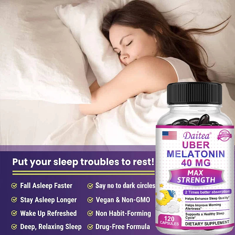 Sleep Supplement – L-Theanine & Melatonin for Deep, Restful Sleep