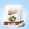 SADOER Coconut Face Mask – Hydrating & Firming Facial Treatment (5-Pack)